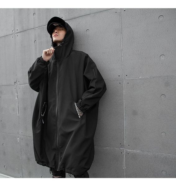 men's trench coats men streetwear hip hop gothic black casual coat oversize loose long style hooded windbreaker jacket male women outer, Tan;black
men's trench coats men streetwear hip hop gothic black casual coat oversize loose long style hooded windbreaker jacket male women outer, Tan;black