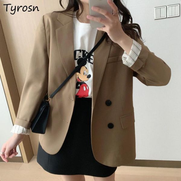 women's suits & blazers women simple all-match korean style femme casual retro solid streetwear harajuku loose leisure cozy notched col, White;black
women's suits & blazers women simple all-match korean style femme casual retro solid streetwear harajuku loose leisure cozy notched col, White;black