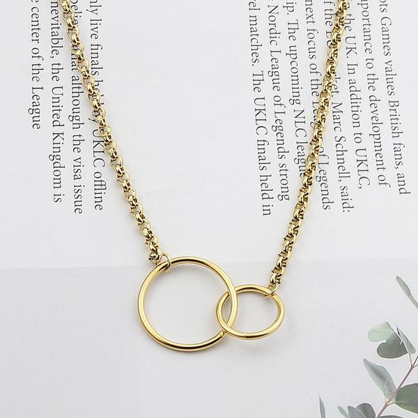 chains fashion simple necklace circle button for woman party gift jewelry wholesale, Silver
chains fashion simple necklace circle button for woman party gift jewelry wholesale, Silver
