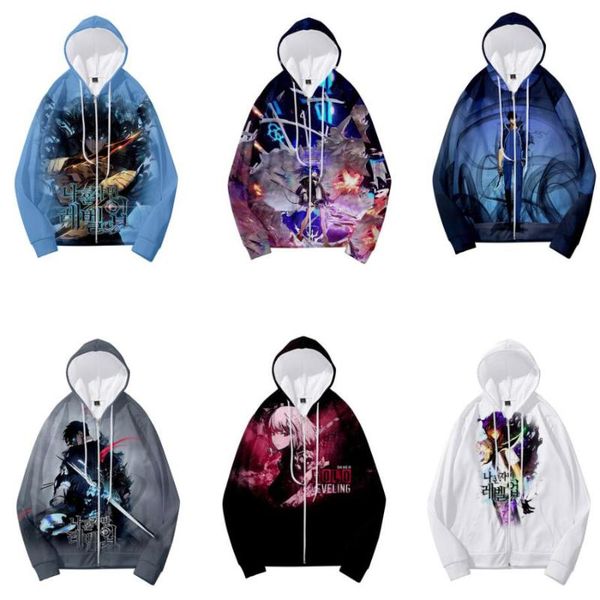 men's hoodies & sweatshirts manga solo leveling 3d print zip up women/men streetwear hip hop sung jin woo cosplay zipper hooded jacket, Black
men's hoodies & sweatshirts manga solo leveling 3d print zip up women/men streetwear hip hop sung jin woo cosplay zipper hooded jacket, Black