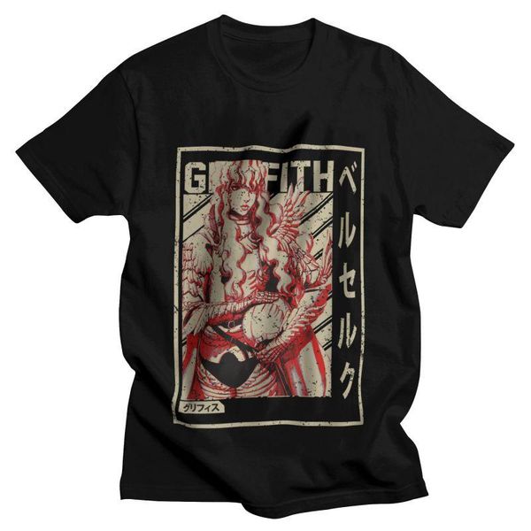 men's t-shirts cool griffith berserk t-shirt novelty funny manga anime gatsu tshirt short sleeve unique t shirt homme 100% cotton tee, White;black
men's t-shirts cool griffith berserk t-shirt novelty funny manga anime gatsu tshirt short sleeve unique t shirt homme 100% cotton tee, White;black
