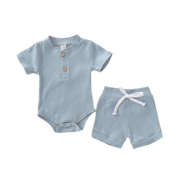 clothing sets born baby summer clothes infant girls boys solid ribbed knitted short sleeve buttoned up romper shorts outfit set, White
clothing sets born baby summer clothes infant girls boys solid ribbed knitted short sleeve buttoned up romper shorts outfit set, White
