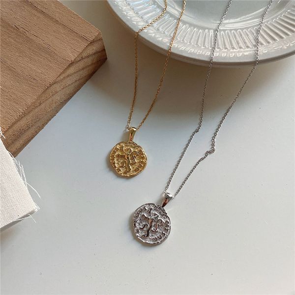 ruiyi real 925 sterling silver women vintage style handmade lion coin pendant necklace make old distressed chic chokers necklace q0531
ruiyi real 925 sterling silver women vintage style handmade lion coin pendant necklace make old distressed chic chokers necklace q0531