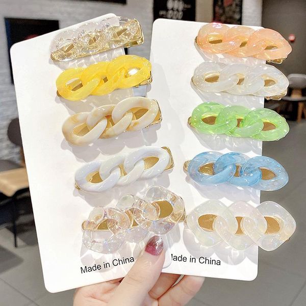 hair accessories personality acrylic resin chain crystal hairpin side clip ins girl sen super fairy female, Slivery;white
hair accessories personality acrylic resin chain crystal hairpin side clip ins girl sen super fairy female, Slivery;white