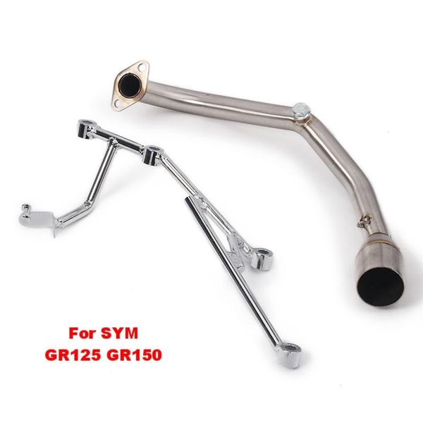 motorcycle exhaust system for sym gr125 gr150 front link pipe escape connect tube 51mm slip on stainless steel
motorcycle exhaust system for sym gr125 gr150 front link pipe escape connect tube 51mm slip on stainless steel