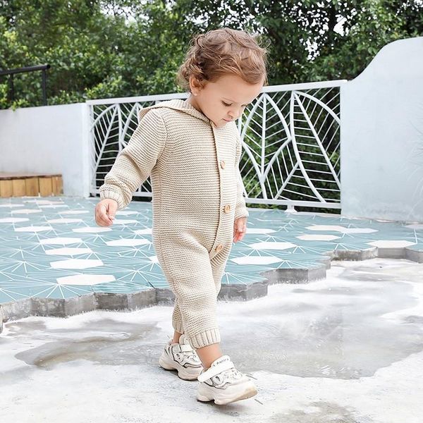 jumpsuits knitted baby romper toddler jumpsuit for boys girls autumn warm with hooded infant outerwear born clothes, Blue 
jumpsuits knitted baby romper toddler jumpsuit for boys girls autumn warm with hooded infant outerwear born clothes, Blue