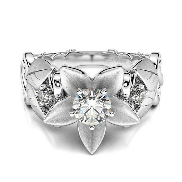 wedding rings silver ring classic exquisite temperament female petal inlaid zircon hand jewelry engagement item, Slivery;golden
wedding rings silver ring classic exquisite temperament female petal inlaid zircon hand jewelry engagement item, Slivery;golden
