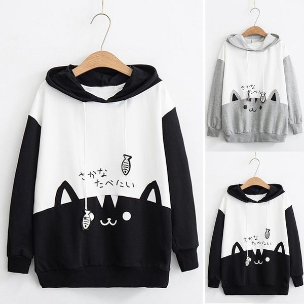 yellow hoodies womens sweatshirts harajuku hoodie sweatshirt hooded pullover blouse kitty cat print pocket thin clothes, Black
yellow hoodies womens sweatshirts harajuku hoodie sweatshirt hooded pullover blouse kitty cat print pocket thin clothes, Black