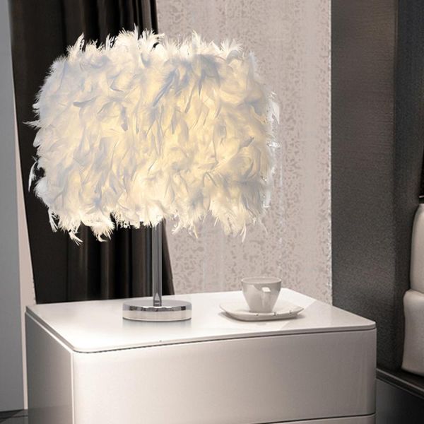 table lamps 2021 feather shade metal lamp bedside desk night light backlight warm decor for soft vintage bedroom study room modern
table lamps 2021 feather shade metal lamp bedside desk night light backlight warm decor for soft vintage bedroom study room modern