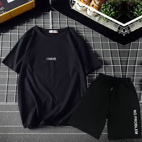 cotton short t-shirt fashion brand half sleeve casual sportswear summer men's handsome loose hip hop, White;black
cotton short t-shirt fashion brand half sleeve casual sportswear summer men's handsome loose hip hop, White;black