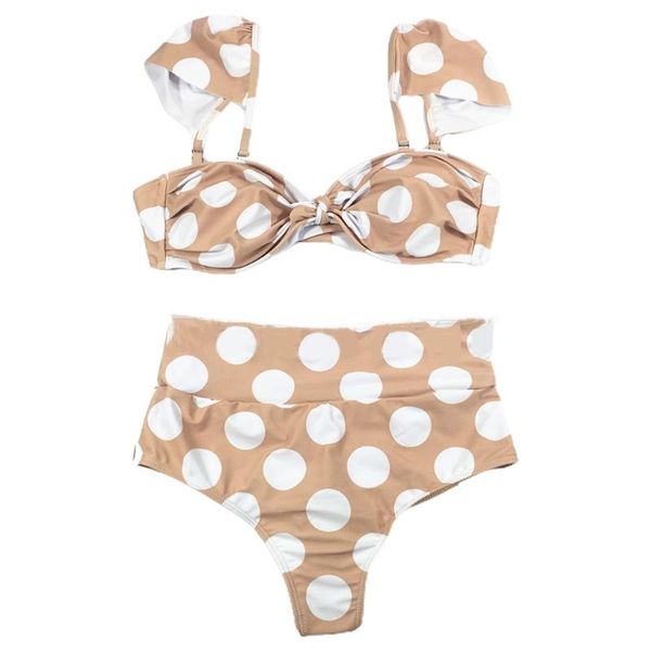 2021 new women 2pcs floral polka dot bikini set detachable strap high waist swimsuit
2021 new women 2pcs floral polka dot bikini set detachable strap high waist swimsuit