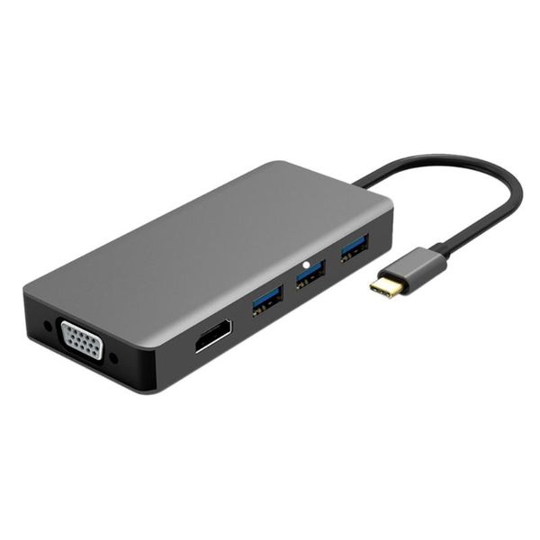 audio cables & connectors type c multi-function converter usb to +vga with +3hub docking station for connecting devices ype-c interface
audio cables & connectors type c multi-function converter usb to +vga with +3hub docking station for connecting devices ype-c interface