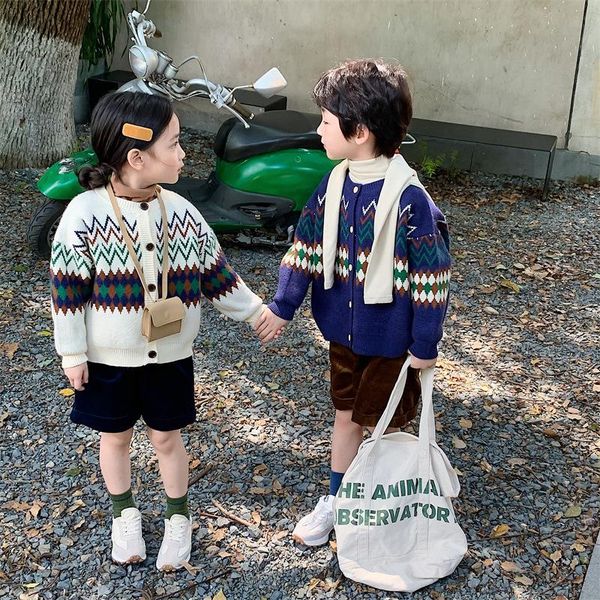 pullover boys and girls cardigan sweaters 2021 autumn children's clothing baby sisters brothers, Blue
pullover boys and girls cardigan sweaters 2021 autumn children's clothing baby sisters brothers, Blue