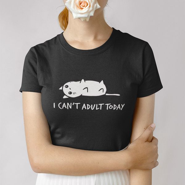 ccccsportcat t shirt naughty cartoon i cant today lovely women short sleeve shirt cotton breathable o-neck tee, Black;yellow
ccccsportcat t shirt naughty cartoon i cant today lovely women short sleeve shirt cotton breathable o-neck tee, Black;yellow