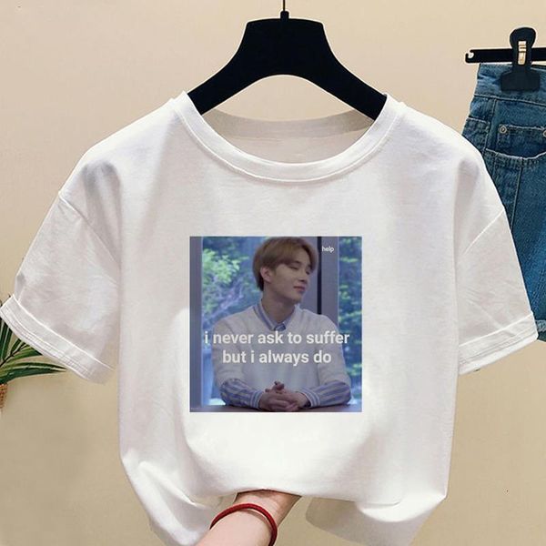 2021 summer white short sleeve t-shirt for women ateez printed casual t-shirt for women with star print harajuku korean t-shirt
2021 summer white short sleeve t-shirt for women ateez printed casual t-shirt for women with star print harajuku korean t-shirt