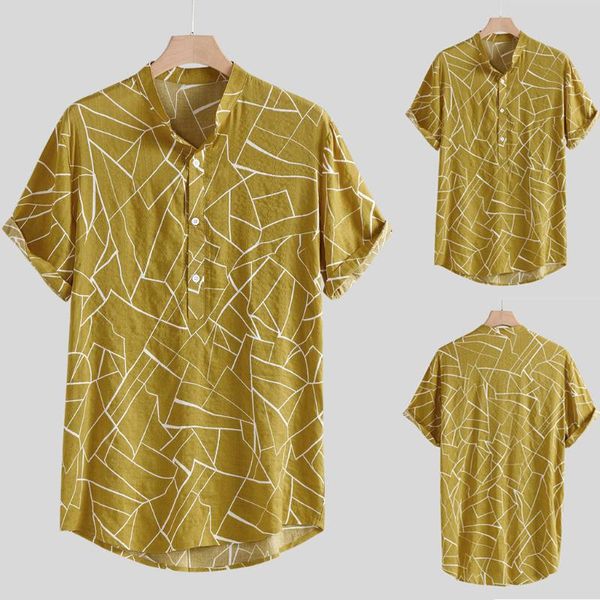men's casual shirts fashion men luxury stylish mens multi color lump chest pocket short sleeve round hem loose blouse 2021, White;black
men's casual shirts fashion men luxury stylish mens multi color lump chest pocket short sleeve round hem loose blouse 2021, White;black