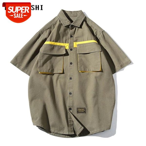 2019 new short sleeve shirts men fashion casual slim single-breasted shirt cotton solid color summer men's plus size 3xl #m40r, White;black
2019 new short sleeve shirts men fashion casual slim single-breasted shirt cotton solid color summer men's plus size 3xl #m40r, White;black