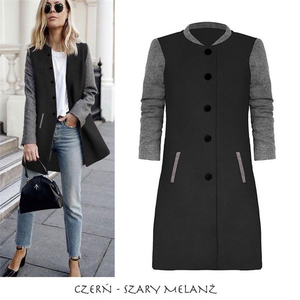 american winter ladies designer patchwork large outerwear coats european new casual apparel fashion and length jackets womens color wjdij, Black
american winter ladies designer patchwork large outerwear coats european new casual apparel fashion and length jackets womens color wjdij, Black