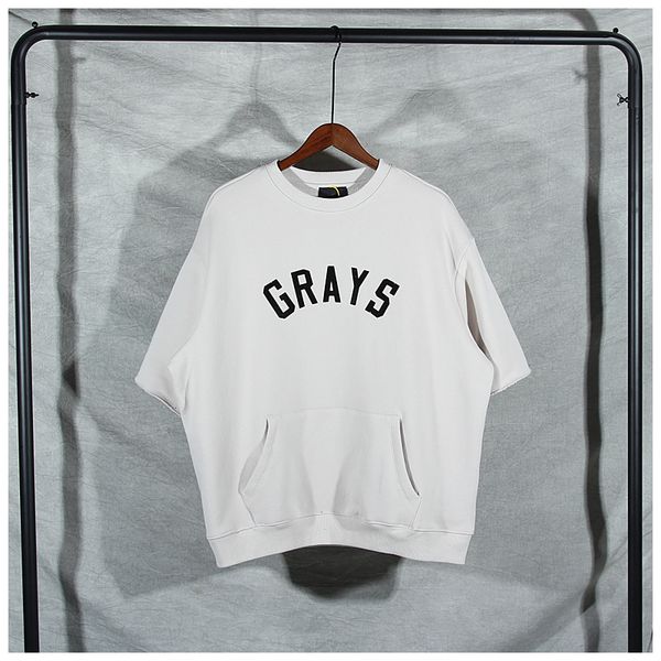 2021 spring new fog season 7 grays flocking letter couple three quarter sleeve baseball high street pullover men's hoodie ayq9, White;black
2021 spring new fog season 7 grays flocking letter couple three quarter sleeve baseball high street pullover men's hoodie ayq9, White;black