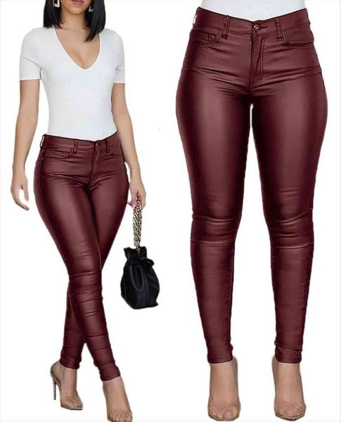 pu leather pants spring and women leggings autumn outer wear four way stretch trousers slim youth fashion breathable jacket, Black
pu leather pants spring and women leggings autumn outer wear four way stretch trousers slim youth fashion breathable jacket, Black