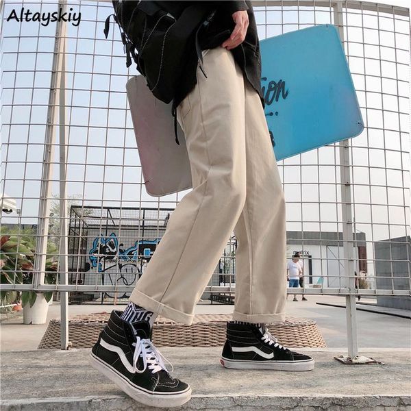 women's pants & capris womens harajuku streetwear solid trendy kpop korean style high waist wide leg trousers pockets women fashion lei, Black;white
women's pants & capris womens harajuku streetwear solid trendy kpop korean style high waist wide leg trousers pockets women fashion lei, Black;white