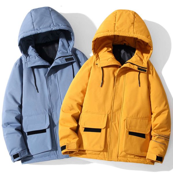 2020 winter new product thickened hooded down jacket men's short youth white down warm leisure coat, Black
2020 winter new product thickened hooded down jacket men's short youth white down warm leisure coat, Black