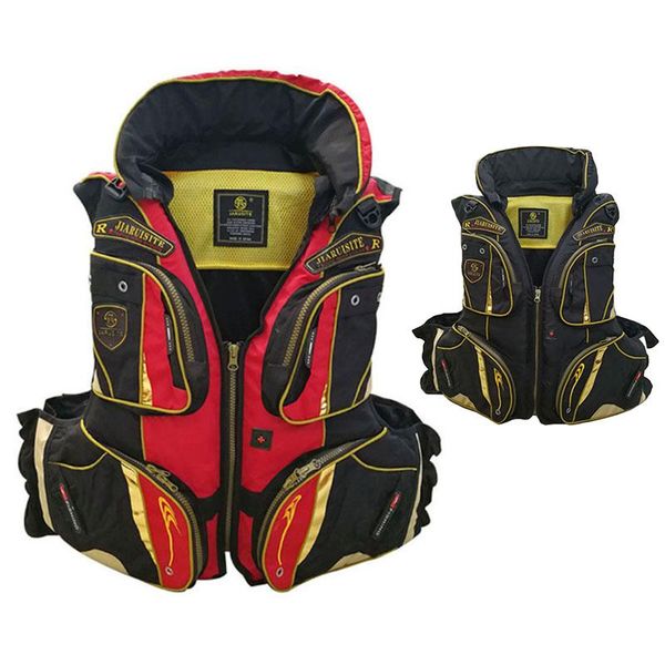 man women life jackets buoyancy aid swimming boating drifting fishing life vest multi pockets utility reflective safety vest
man women life jackets buoyancy aid swimming boating drifting fishing life vest multi pockets utility reflective safety vest