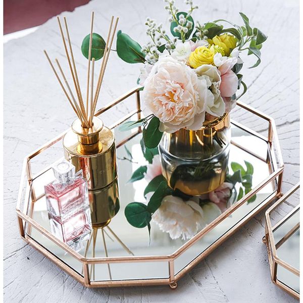 kitchen storage & organization nordic luxury golden retro glass mirror skin care products jewelry tray home bathroom modern decoration board
kitchen storage & organization nordic luxury golden retro glass mirror skin care products jewelry tray home bathroom modern decoration board