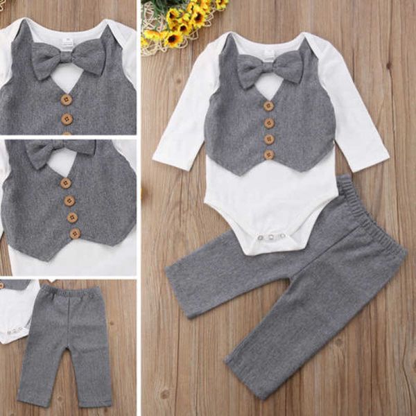baby boys 2pcs outfit set, long sleeve patchwork bow romper, long solid color elastic band pants, gentleman set 0-24 months g1023, White
baby boys 2pcs outfit set, long sleeve patchwork bow romper, long solid color elastic band pants, gentleman set 0-24 months g1023, White