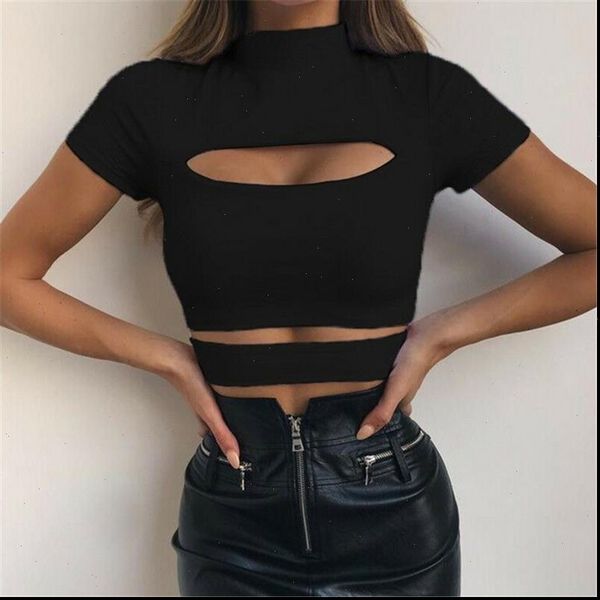 stylish female shirts casual chest hollow out crop solid fashion women slim tank tee shirt, White
stylish female shirts casual chest hollow out crop solid fashion women slim tank tee shirt, White