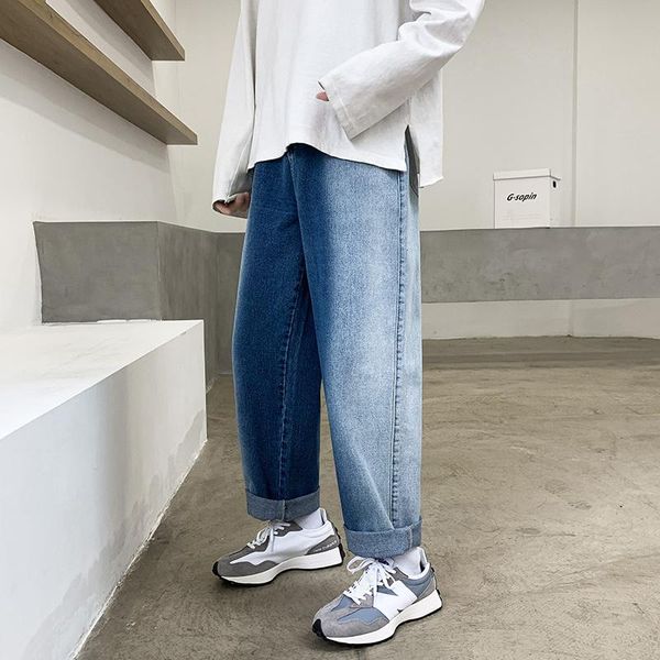 men's jeans autumn cotton gradient fashion baggy casual straight men streetwear loose hip-hop denim trousers mens s-2xl, Blue
men's jeans autumn cotton gradient fashion baggy casual straight men streetwear loose hip-hop denim trousers mens s-2xl, Blue