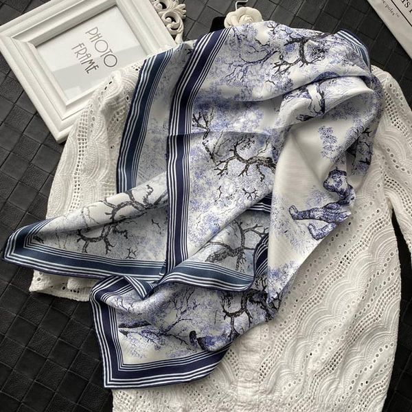 scarves elegant jungle sketch print 100% silk twill scarf shawl bandana hijab headscarf wraps for women 90*90cm, Blue;gray
scarves elegant jungle sketch print 100% silk twill scarf shawl bandana hijab headscarf wraps for women 90*90cm, Blue;gray