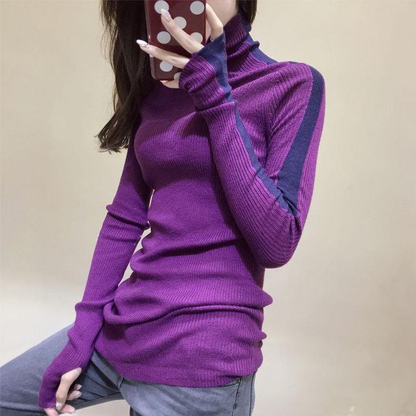women's sweaters women 2021 autumn winter fashion knitted female turtleneck long sleeve laides slim pullover sweater p269, White;black
women's sweaters women 2021 autumn winter fashion knitted female turtleneck long sleeve laides slim pullover sweater p269, White;black