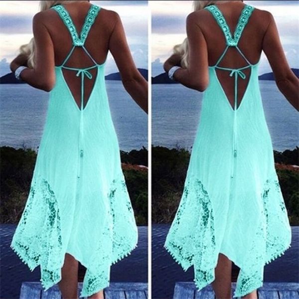 women a-line dresses summer lace backless dress beach holiday seaside clothing dress_yw_rw, Black;gray
women a-line dresses summer lace backless dress beach holiday seaside clothing dress_yw_rw, Black;gray