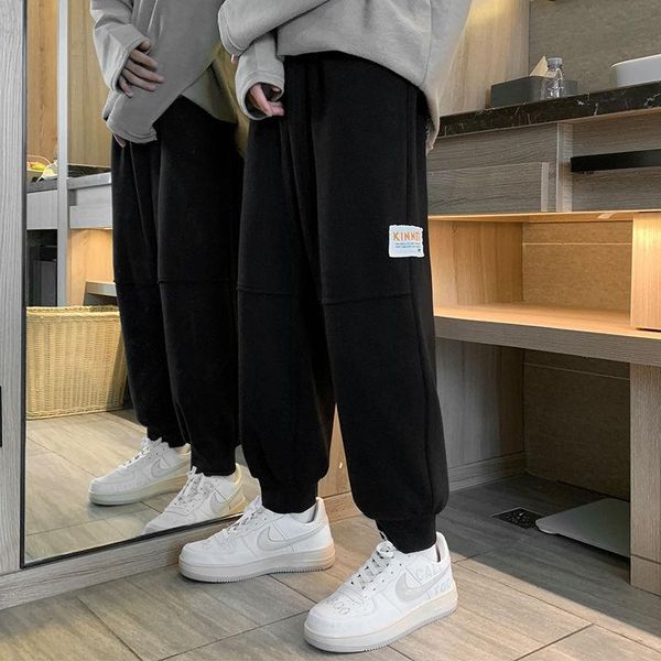 men's pants 2021 fall youth versatile casual loose 9-point track recommend korean style striped cotton black
men's pants 2021 fall youth versatile casual loose 9-point track recommend korean style striped cotton black