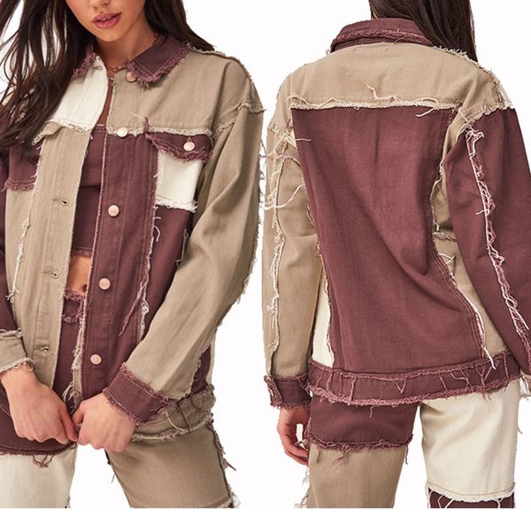 women jackets jean female denim coats vintage outwears autumn spring patchwork street wear women clothing casual jacket ll266 u4iq, Black;brown
women jackets jean female denim coats vintage outwears autumn spring patchwork street wear women clothing casual jacket ll266 u4iq, Black;brown