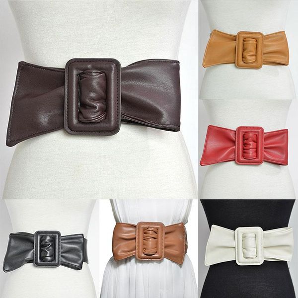 belts rectangle buckle long belt solid color pu imitation sheepskin leather dress coat waist seal women wide big bow cummerbund, Black;brown
belts rectangle buckle long belt solid color pu imitation sheepskin leather dress coat waist seal women wide big bow cummerbund, Black;brown