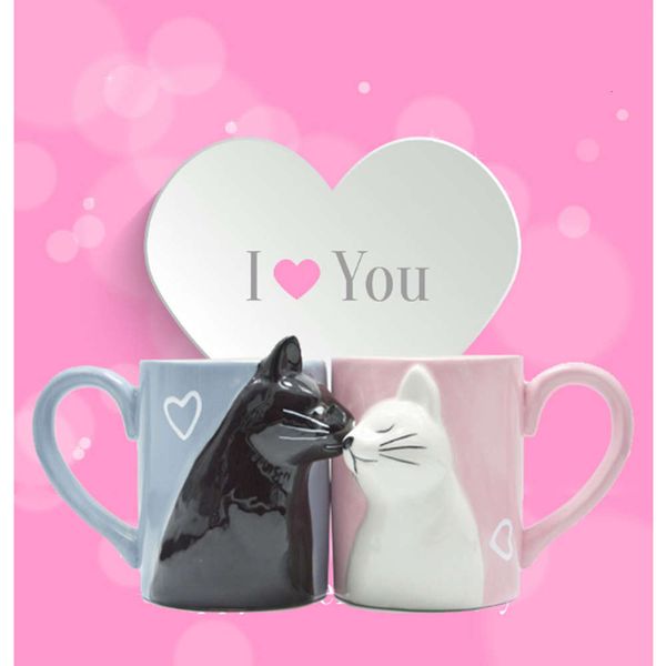 2pcs luxury kiss cat cups couple ceramic mugs married coupl anniversary morning mug milk coffee tea breakfast valentin day
2pcs luxury kiss cat cups couple ceramic mugs married coupl anniversary morning mug milk coffee tea breakfast valentin day