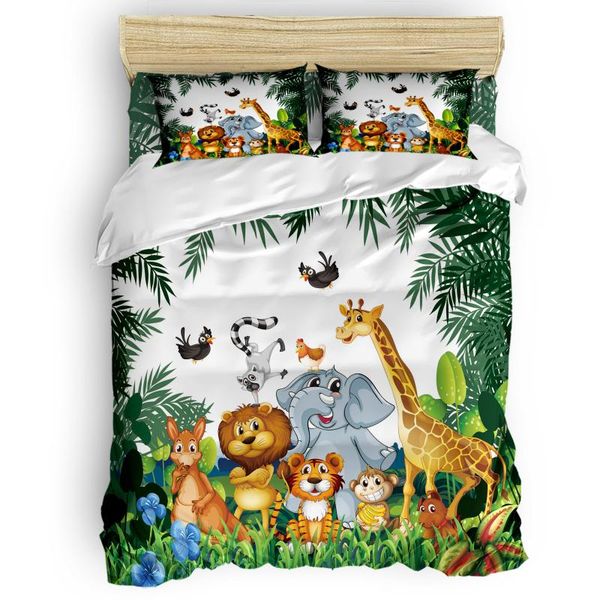bedding sets jungle cartoon animal giraffe lion duvet cover set with pillowcase home decoration bed comforters king size
bedding sets jungle cartoon animal giraffe lion duvet cover set with pillowcase home decoration bed comforters king size