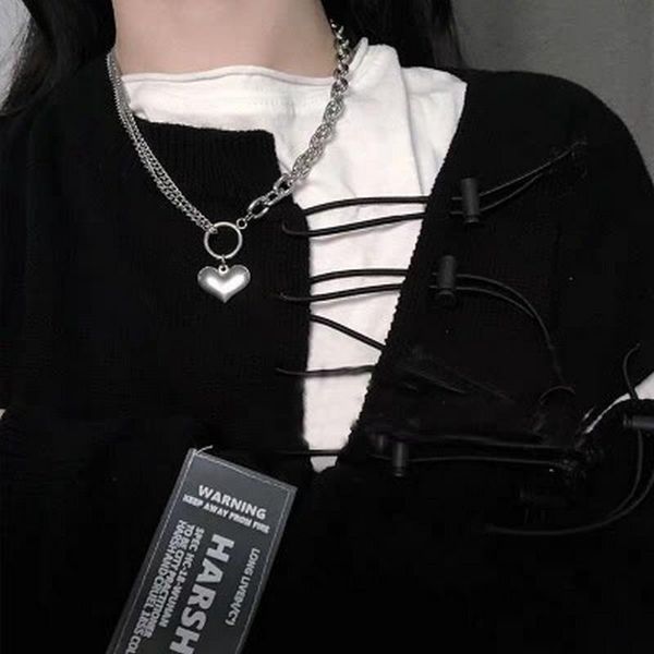 Pendant Necklaces Thick Chain Peach Heart Necklace For Women Aesthetic 2021 Trend Vintage Style Men's Neck Long Chains Choker Men Jewelry, Silver
Pendant Necklaces Thick Chain Peach Heart Necklace For Women Aesthetic 2021 Trend Vintage Style Men's Neck Long Chains Choker Men Jewelry, Silver