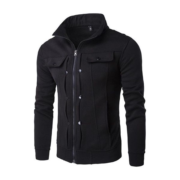 men's jackets mens basic coats solid color jacket male casual stand collar cotton coat zipper slim fit outerwear spring fashion, Black;brown
men's jackets mens basic coats solid color jacket male casual stand collar cotton coat zipper slim fit outerwear spring fashion, Black;brown
