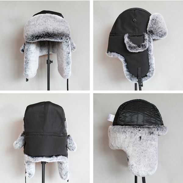 winter bomber hat for men faux fur russian hat ushanka thick warm cap with ear flapsg, Blue;gray
winter bomber hat for men faux fur russian hat ushanka thick warm cap with ear flapsg, Blue;gray