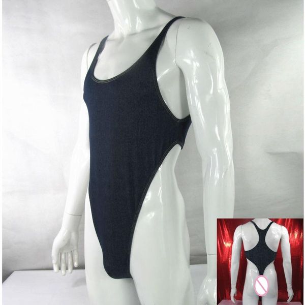 men's body shapers 2021 mens thong bodysuit stretch high cut racer back denim knit spandex, Black;brown
men's body shapers 2021 mens thong bodysuit stretch high cut racer back denim knit spandex, Black;brown