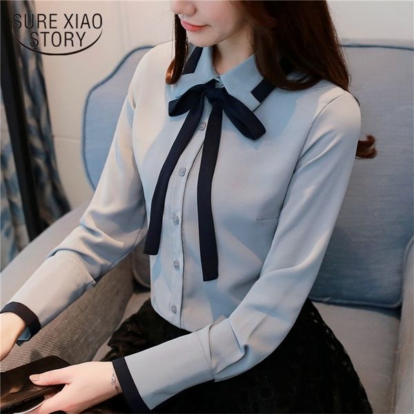 new arrival spring autumn blouse women bow chiffon blouse female long sleeved shirt office lady fashion solid slim d481 210225, White
new arrival spring autumn blouse women bow chiffon blouse female long sleeved shirt office lady fashion solid slim d481 210225, White