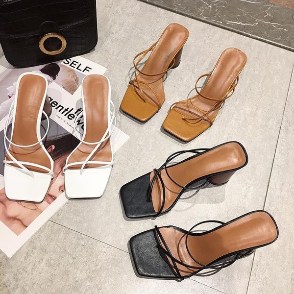fashion classic sandals women high heels outside slippers square toe chunky heel shoes women sandals black white ladies shoes
fashion classic sandals women high heels outside slippers square toe chunky heel shoes women sandals black white ladies shoes