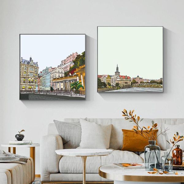 city buildings landscape nordic water oil painting on canvas wall art aesthetic room decor posters and prints bedroom decoration
city buildings landscape nordic water oil painting on canvas wall art aesthetic room decor posters and prints bedroom decoration