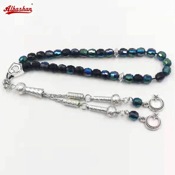 beaded, strands blue crystal tasbih muslim women jewelry 33 prayer beads bracelet misbaha rosary bead islamic accessories eid gift, Black
beaded, strands blue crystal tasbih muslim women jewelry 33 prayer beads bracelet misbaha rosary bead islamic accessories eid gift, Black
