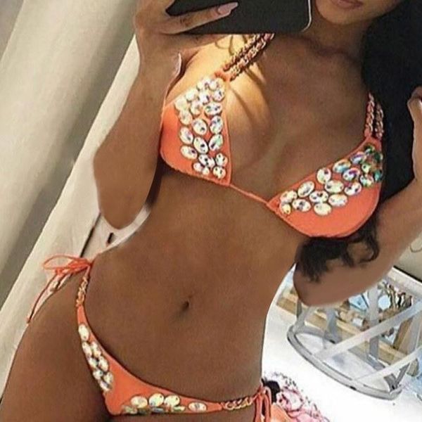 black red sparkle gems rhinestones swimsuit lace up low waist padded backless tight women swimwear summer beach biquini
black red sparkle gems rhinestones swimsuit lace up low waist padded backless tight women swimwear summer beach biquini
