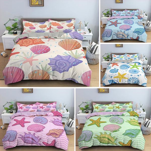 starfish pattern duvet cover sets scallop bedding set with pillowcase set single/twin//king size for kids bedclothes
starfish pattern duvet cover sets scallop bedding set with pillowcase set single/twin//king size for kids bedclothes