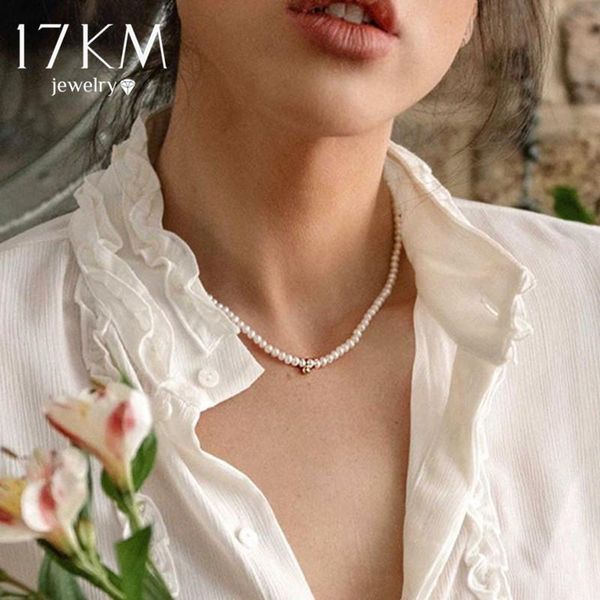 pendant necklaces 17km vintage round pearl necklace for women girls retro gold bead collier de perles jewelry 2021, Silver
pendant necklaces 17km vintage round pearl necklace for women girls retro gold bead collier de perles jewelry 2021, Silver